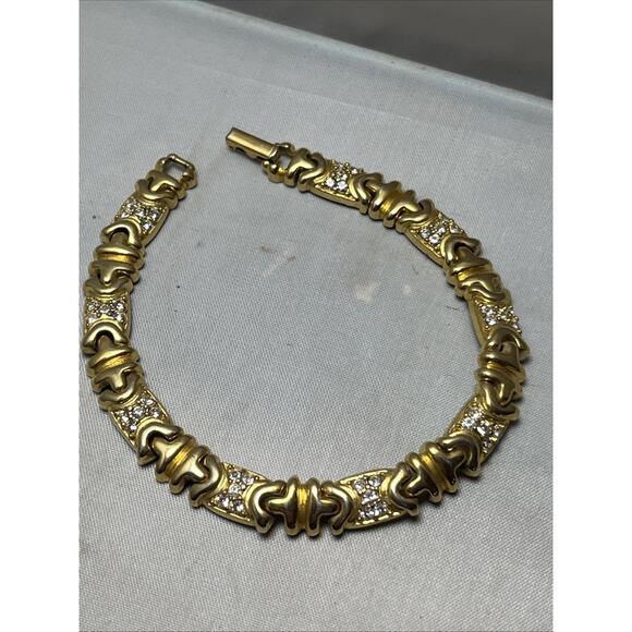 Joan Rivers Bracelet Signed Rhinestones 8" - Picture 1 of 2